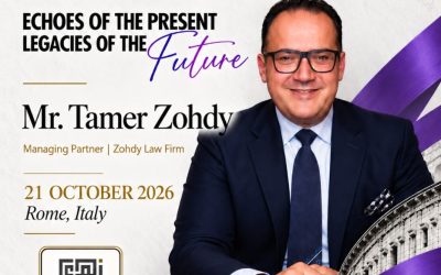 Mr. Tamer Zohdy to Speak at Rome Art Week 2026